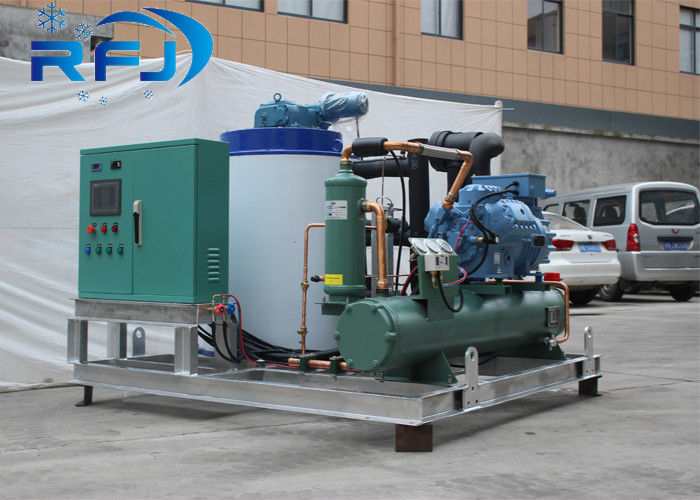 160t/24h Industrial Tube Flake Ice Making Machine 380V/50HZ With CE