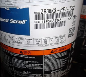 Buy 8790W Copeland Scroll Compressors R22 ZR36K3-PFJ-522 3P 1PH CE / UL online manufacture