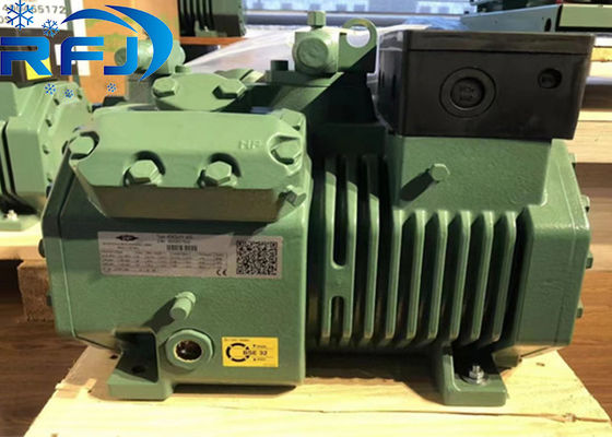 Buy Bitzer Semi Hermetic Compressor 4PES-12Y-40P 10HP Cylinder 4 Green Colour online manufacture