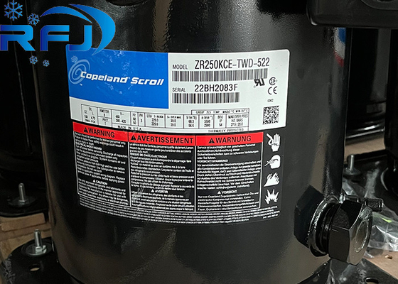 Buy ZR Series 20.8HP Copeland Scroll Compressor ZR250KCE-TWD-522 online manufacture