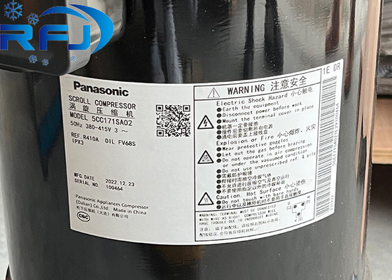 Buy 5CC171SA02 Panasonic Scroll Compressor 50 Hz 380 - 415 V 3 Phase online manufacture