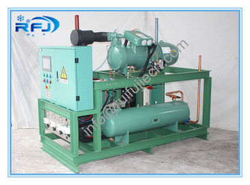 Buy Single Screw Type Compressor Refrigeration Condensing Units / Refrigerator Cooling Unit online manufacture