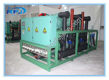 Buy High Temperature Air Cooled Condensing Unit For Blast Freezer , Three Screw Compressor Rack online manufacture