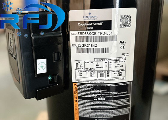 Buy ZBD Series Copeland Refrigeration Compressor 8HP ZBD58KCE-TFD-551 online manufacture