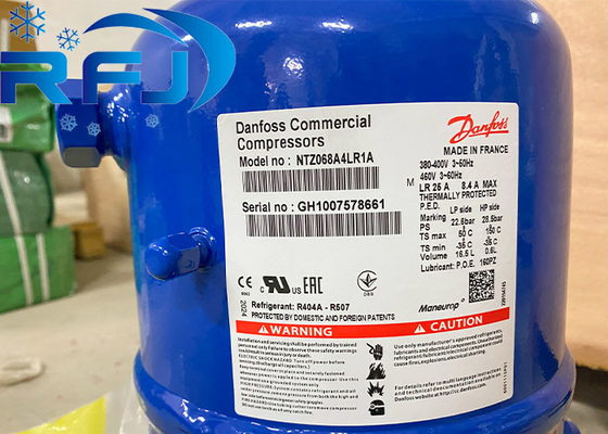 Buy Maneurop Piston Refrigeration Compressor NTZ068A4LR1A Refrigerant R404a-R507 online manufacture