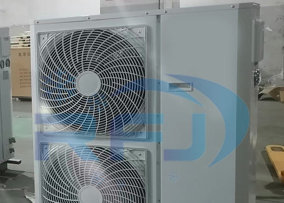 Buy Double Fan Plastic Shell Fan Box Type Health Unit Medium-High Temperature Refrogeration Condensing Unit R404A R22 online manufacture