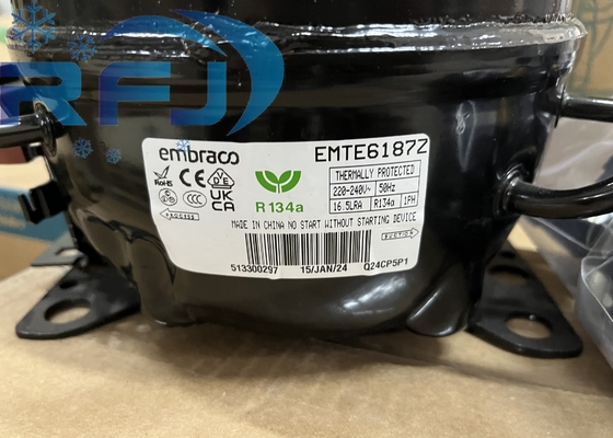 Buy Embraco Aspera Compressor EMTE6187Z Refrigerant R134a Hermetic Reciprocating online manufacture