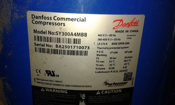 Buy Lubricated Style 25HP R22 R407C  Hermetic Compressor SY300A4MBB Low Noise online manufacture