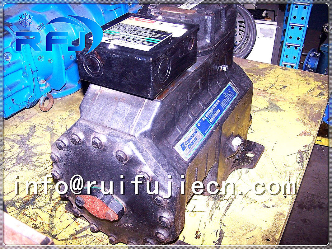 Automotive Air Copeland Semi Hermetic Compressor , 7.5hp Copeland Hermetic Compressor D3DA750
