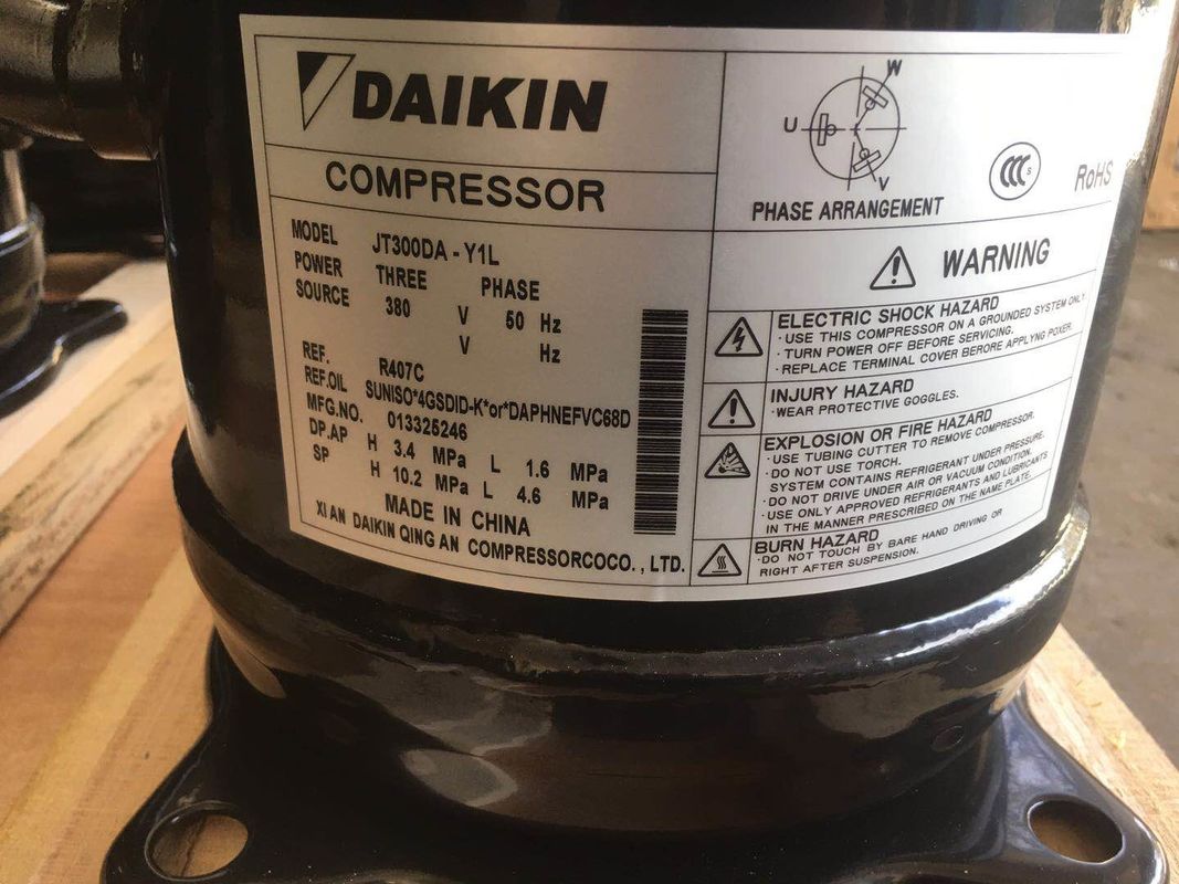 3HP Daikin Scroll Compressor , Ac Scroll Compressor JT90BCBY1L For Air