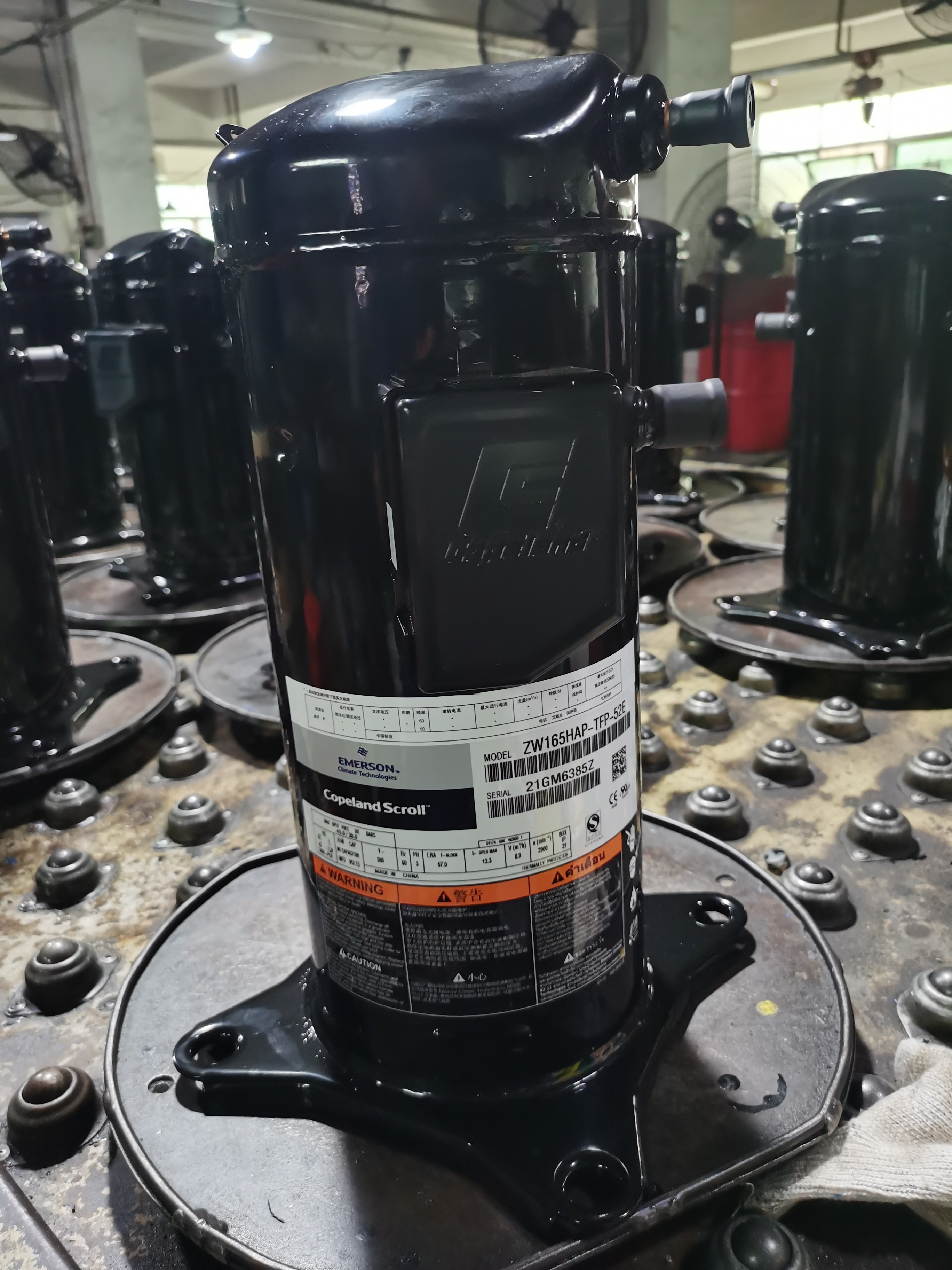 ZP83KCE-TFD Copeland Air Conditioner Scroll Compressor 68000BTU