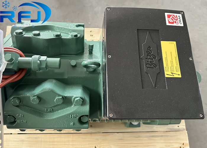 4PES-12Y-40P Semi Hermetic Piston Compressors 12HP 400V 50Hz Green