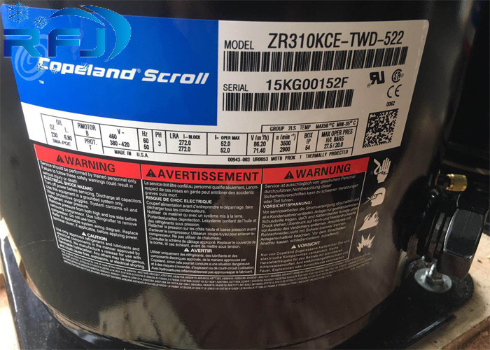Refrigeration Exchange Copeland Compressor Scroll 25HP