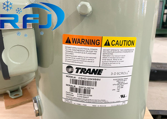 Trane CSHD120K0B0M Scroll Compressor 10ph R410a 102kg 380-415V/3/50HZ Operation