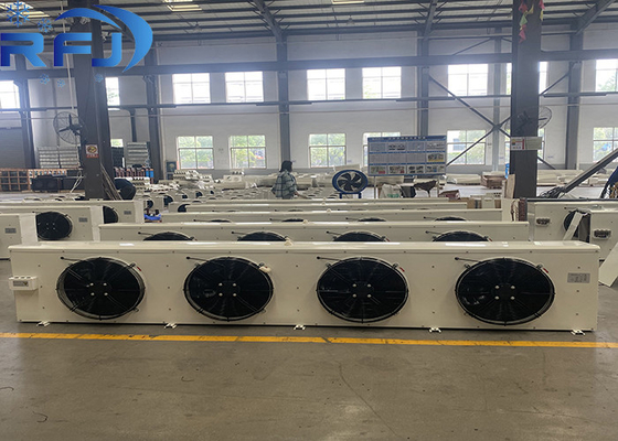 D Series 4 Fan Evaporator Ceiling Side Air Cooling Evaporator For Large Cold Storage