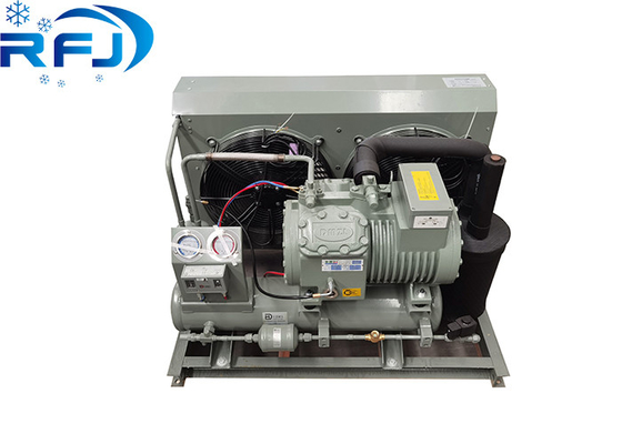 Durable 3-5HP Low Temperature Open Semi-Enclosed Air-Cooled Condenser Unit for Industrial Cooling
