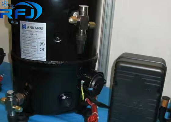 2HP R404a QR44 Ankang Hermetic Piston Refrigeration Compressor 220-230V 1PH 50Hz or 60Hz