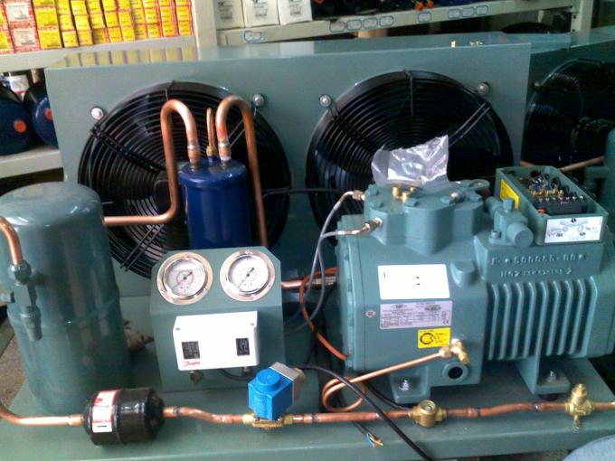 Horizontal Refrigerator Condenser Units 340HP Semi Hermetic Condensing