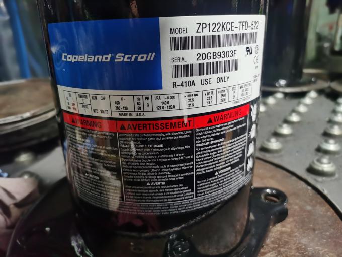 [専用出品]らく2000 4HP 380V/420V Copeland Scroll Compressor ZB29KQE-TFD-558 AC