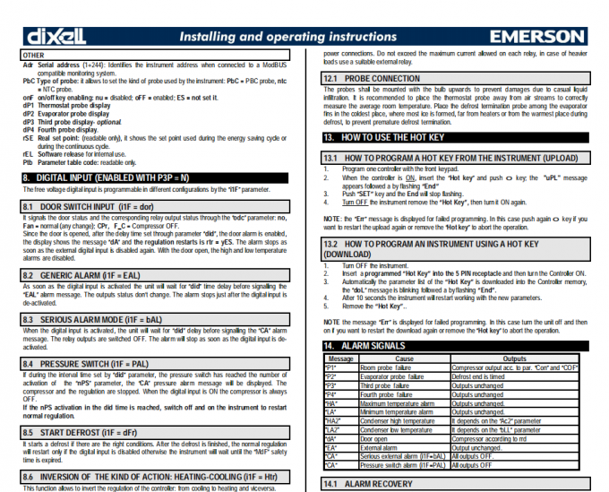 XR40CX-5N1C1 Dixell XR Series Digital Temperature Controller Housing Self Extinguishing ABS 6